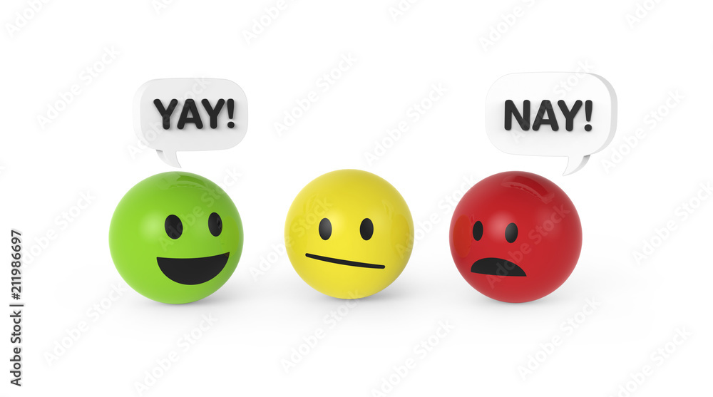 Smiley versuchen zu überzeugen Smiley versuchen zu überzeugen