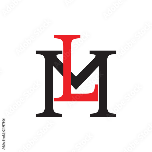 ML logo letter design