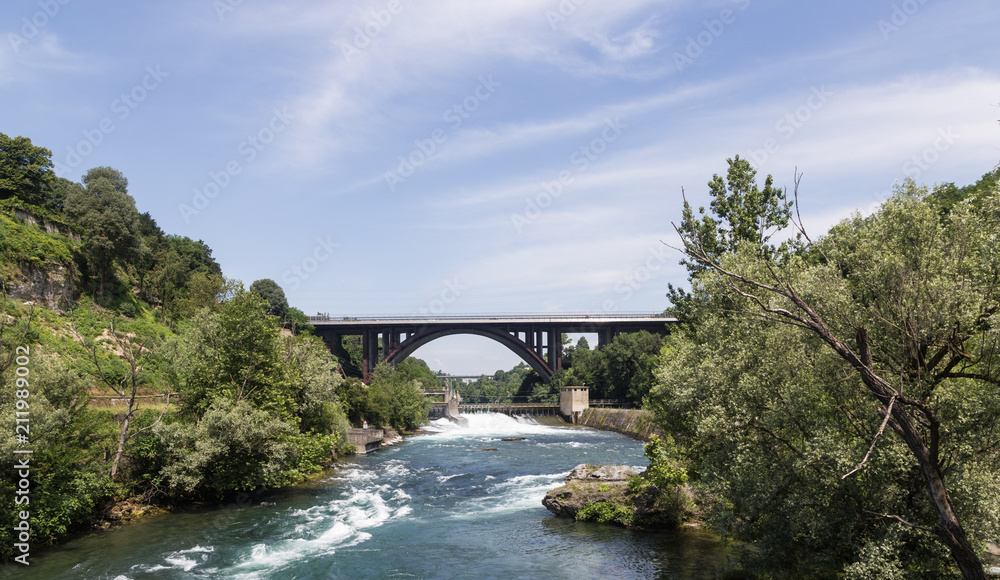 Fototapeta premium Adda river in the north of Italy