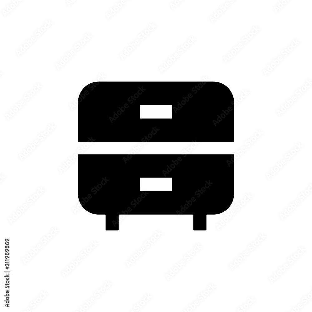 nightstand glyph icon. Element of furniture icon for mobile concept and web apps. This nightstand glyph icon can be used for web and mobile. Premium icon nightstand glyph icon. Element of furniture icon for mobile concept and web apps. This nightstand glyph icon can be used for web and mobile. Premium icon