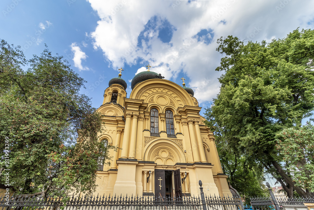 The Metropolitan Cathedral of the Holy and Equal-to-the-Apostles Mary Magdalene. Polish Orthodox cathedral serving the needs of a community of Russian faithful