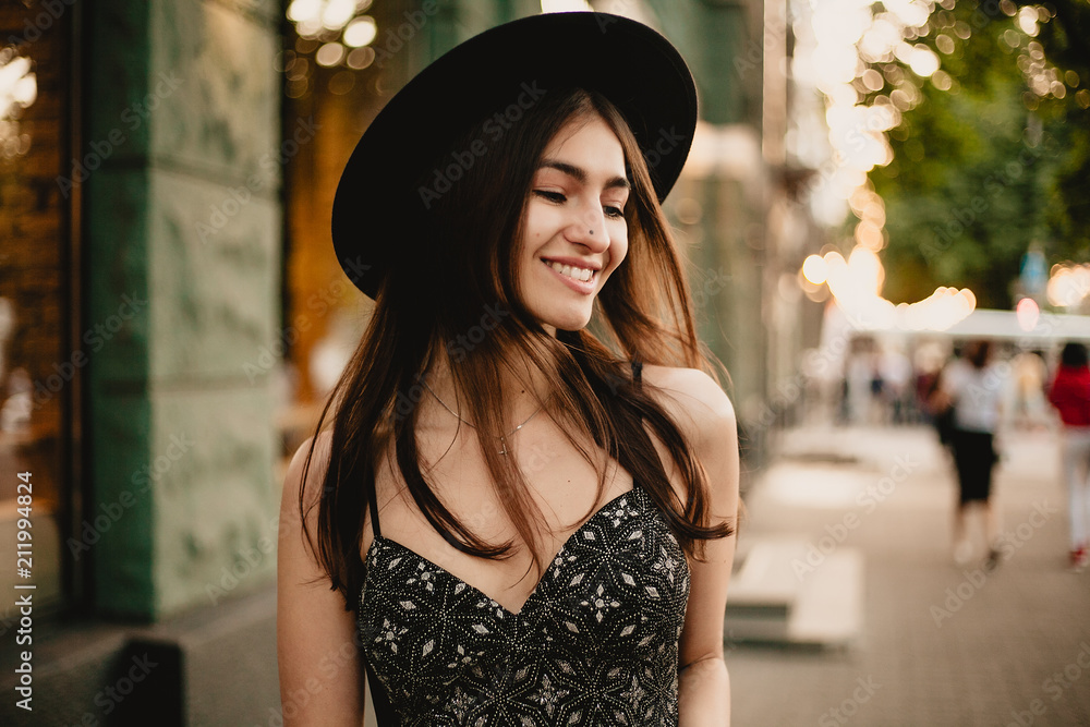 Black hipster hat sales