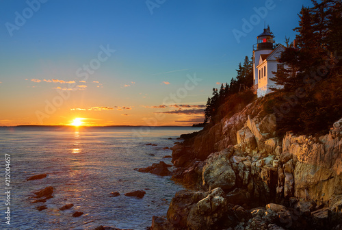 Fotografie Bass Harbor head Lighthouse, Acadia National Park, Maine