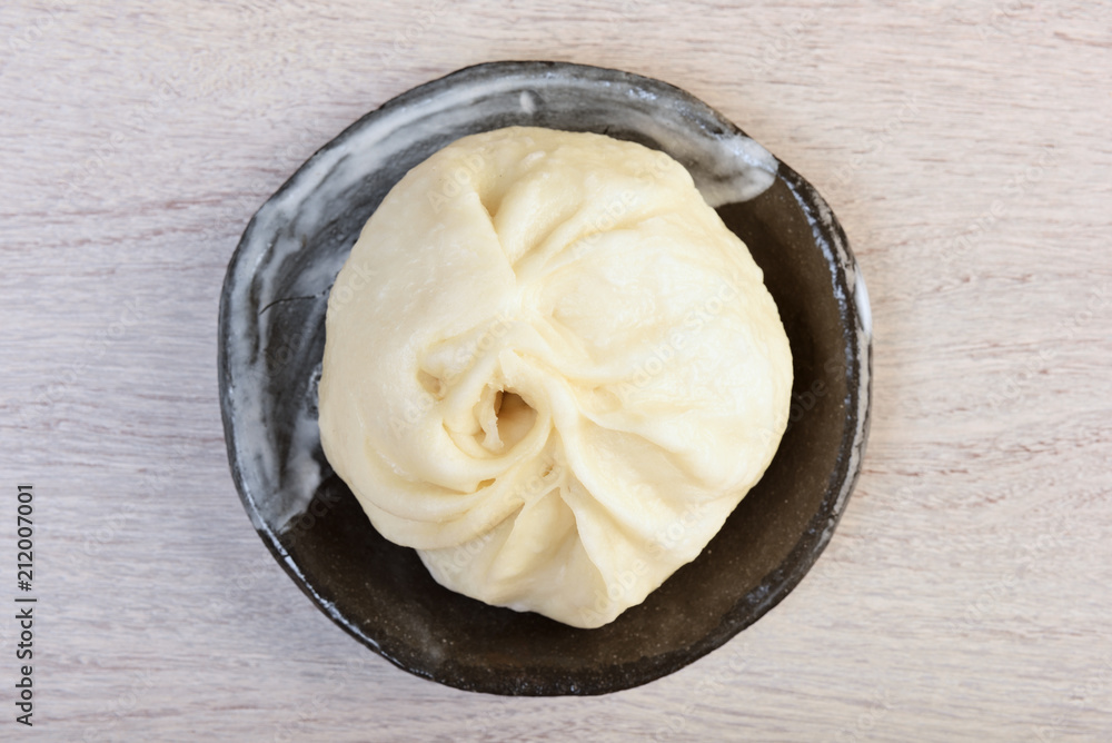 Steamed stuffed buns on a plate Steamed stuffed buns on a plate
