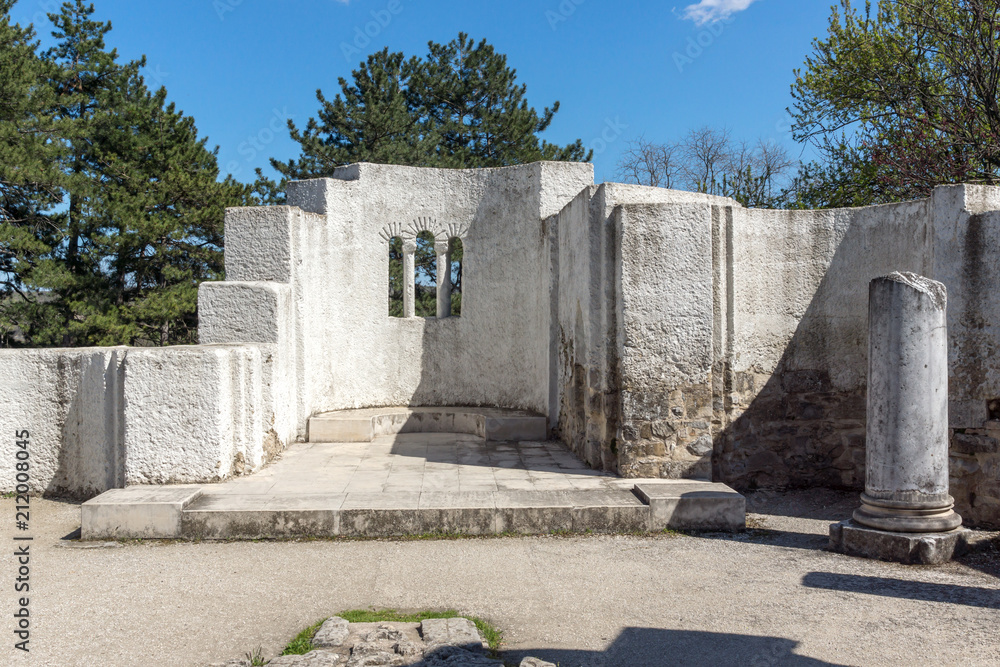 Ruins of Round (Golden) Church of St. John near The capital city of the First Bulgarian Empire Great Preslav (Veliki Preslav), Bulgaria Ruins of Round (Golden) Church of St. John near The capital city of the First Bulgarian Empire Great Preslav (Veliki Preslav), Bulgaria