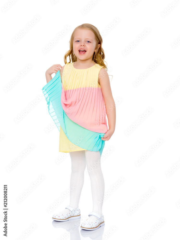 Beautiful little girl laughing. Beautiful little girl laughing.