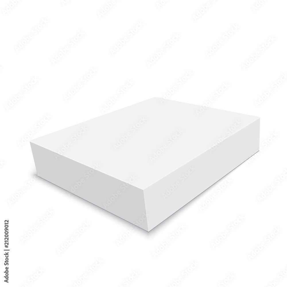 Blank of cardboard box isolated on white background. Vector Blank of cardboard box isolated on white background. Vector