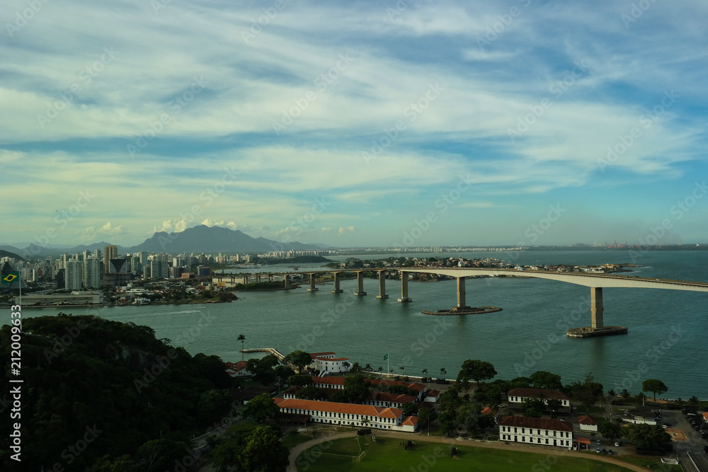 Bridge between cities - ponte entre cidades (The beautiful bridge in Espírito Santo - Brazil)