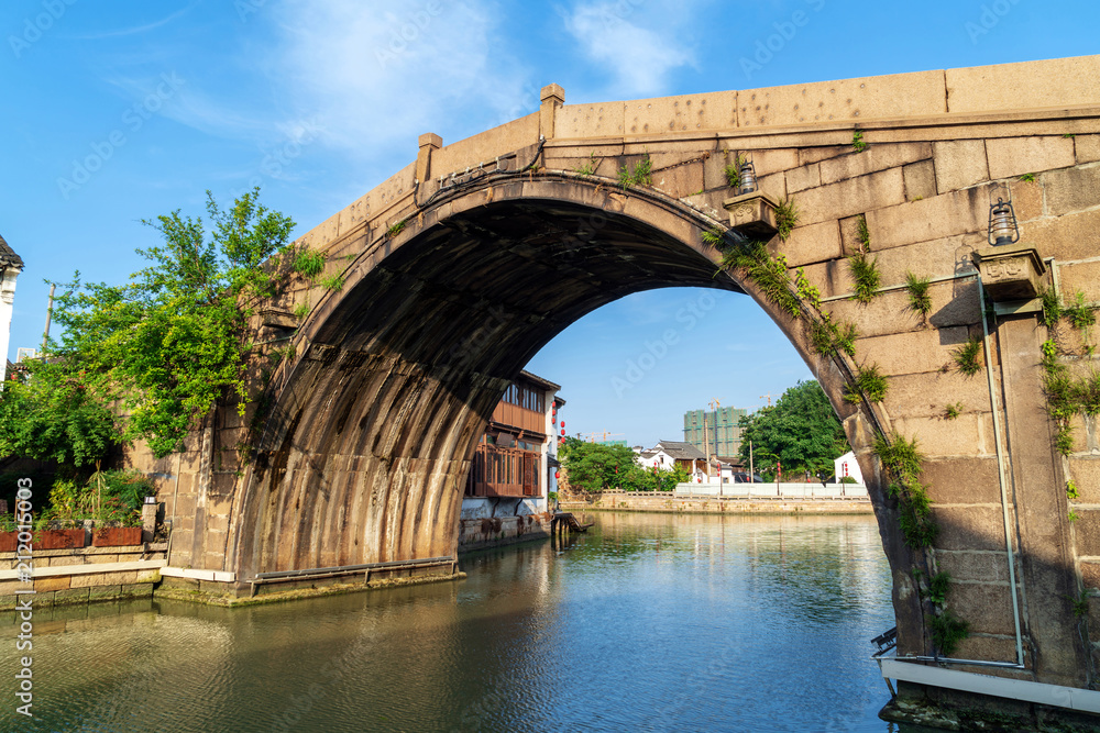 Naklejka premium Historic scenic old town Wuzhen, China