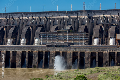 Water dam in South America photo