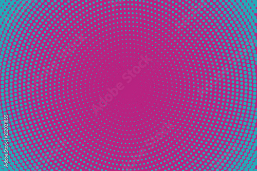 Blue-violet halftone pattern. Pop art style. Digital gradient. Vector illustration