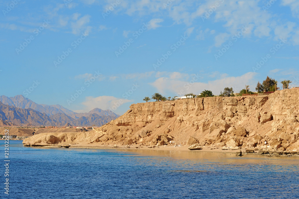 beach of the Red Sea in Egypt