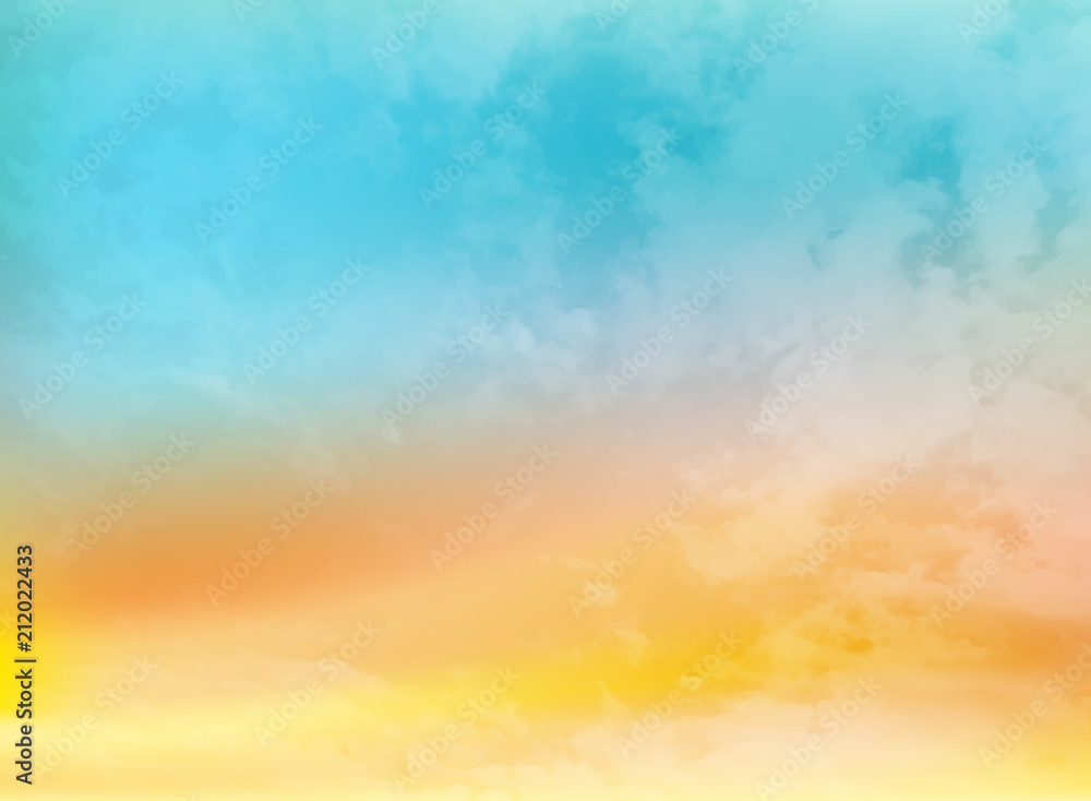 Abstract color summer background vector illustration