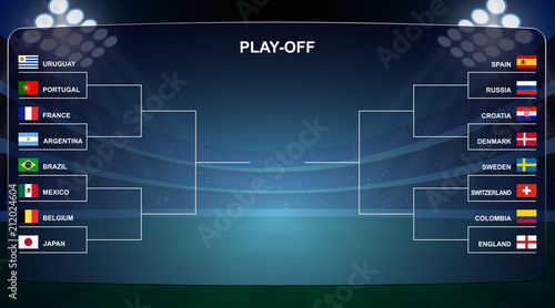 Play off tournament bracket