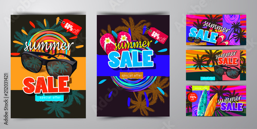 summer sale template banner