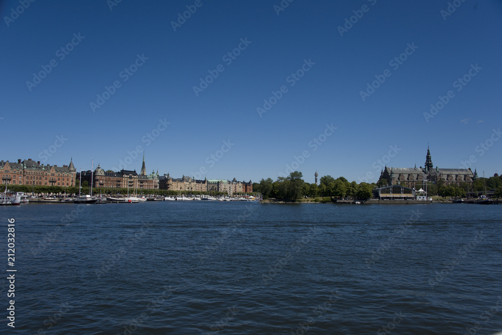 The island Djurgården in Stockholm