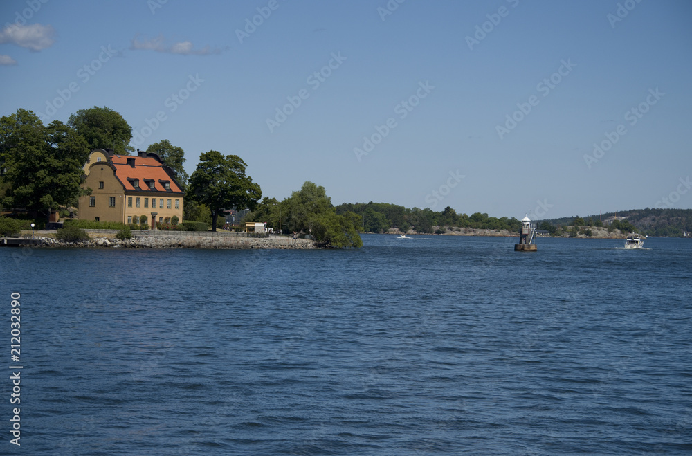 The island Djurgården in Stockholm