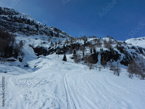 beautiful skitouring day at grossvenediger in austria