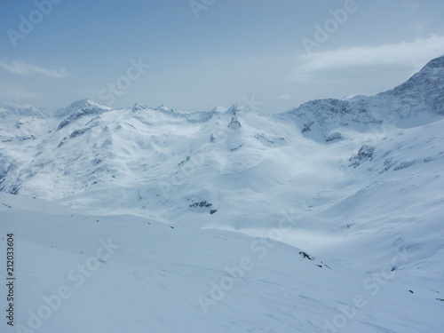 beautiful skitouring day at grossvenediger in austria © luciezr