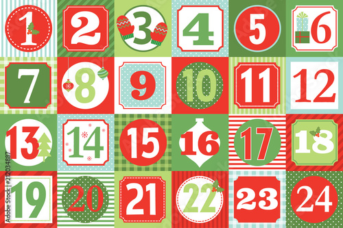 christmas advent calendar design