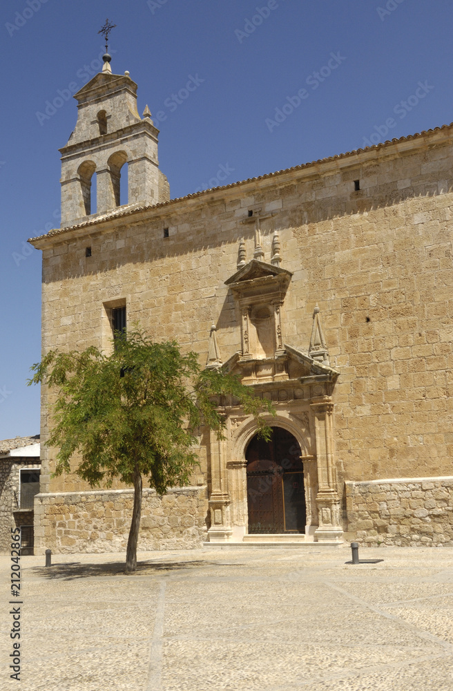  San Juan Bautista church , Alarcon, Cuenca province, la Mancha, Spain