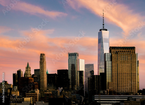 Manhattan, New York City, USA Sunset
