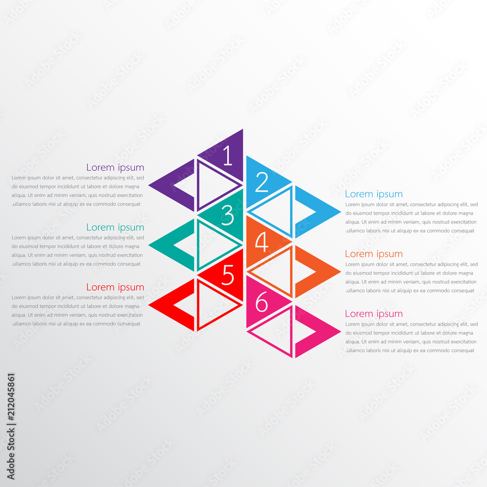 Vector infographic templates used for detailed reports. All 6 topics. Vector infographic templates used for detailed reports. All 6 topics.