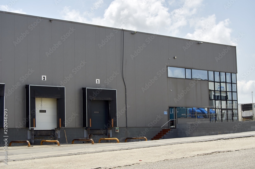 Naklejka premium facade of an industrial building