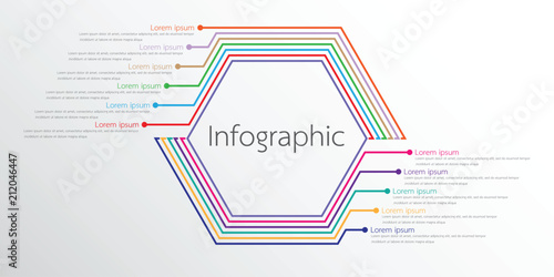 Vector infographic templates used for detailed reports. All 11 topics.