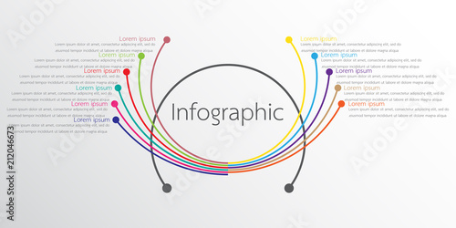 Vector infographic templates used for detailed reports. All 11 topics.