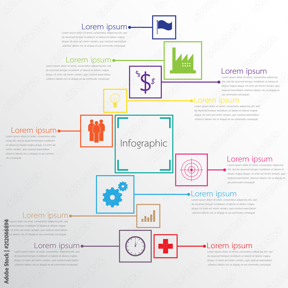 Vector infographic templates used for detailed reports. All 10 topics. Vector infographic templates used for detailed reports. All 10 topics.