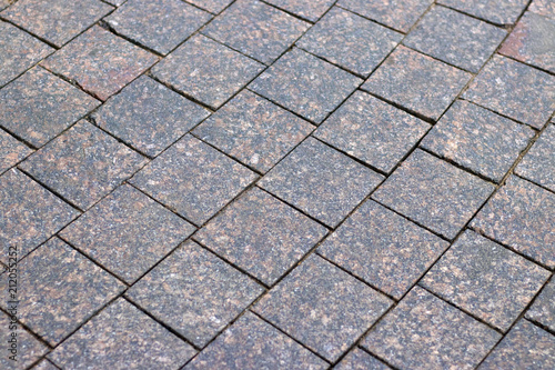Texture in the street floor tiles