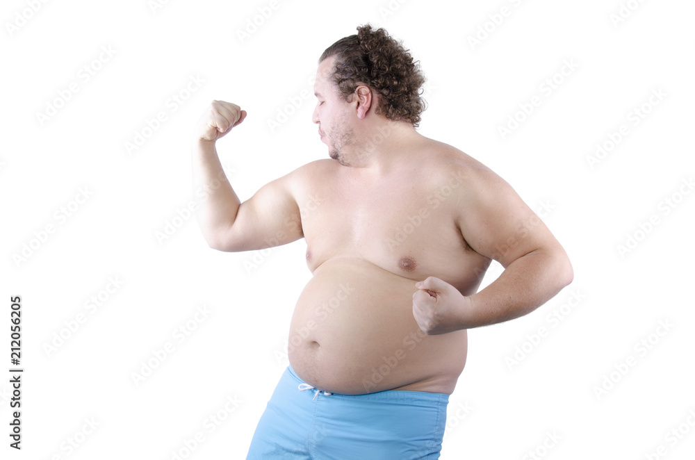 Funny bodybuilder. Fat man. Funny bodybuilder. Fat man.