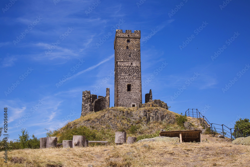 Hazmburk castle in Czech Central Mountains Hazmburk castle in Czech Central Mountains