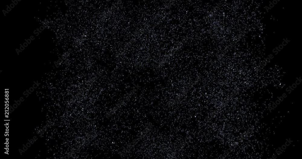 Water splash explode from center around itself, more detail for element, begin speed and slowly, alpha channel.