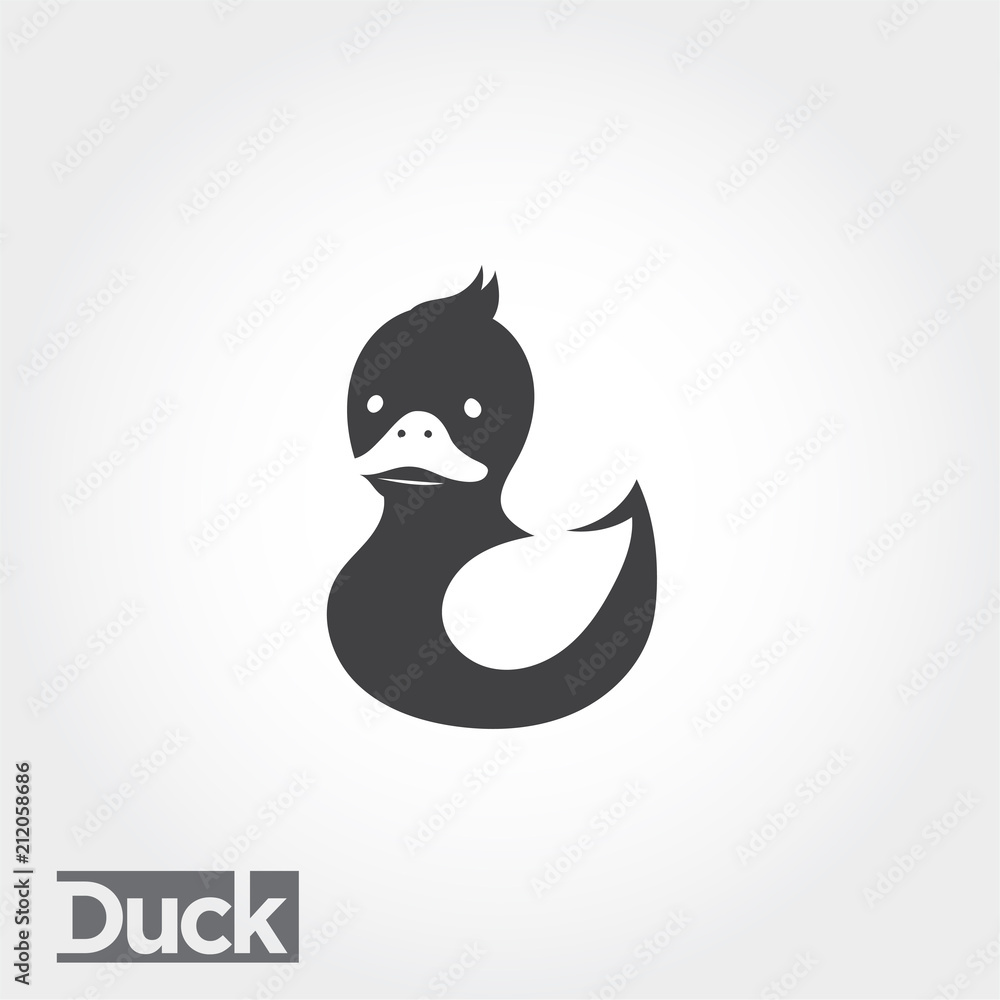 icon duck, duck logo, simple duck icon duck, duck logo, simple duck