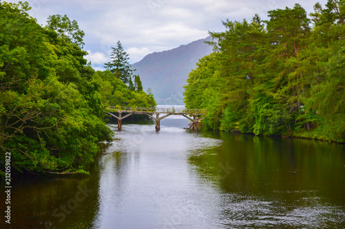 Caledonian Canal in Fort Augustus, in the Highlands (Scotland, United Kingdom) photo
