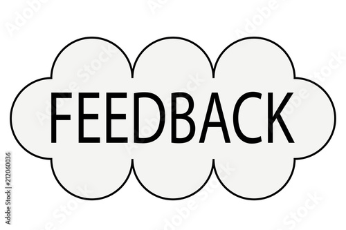 Nube gris de feedback.