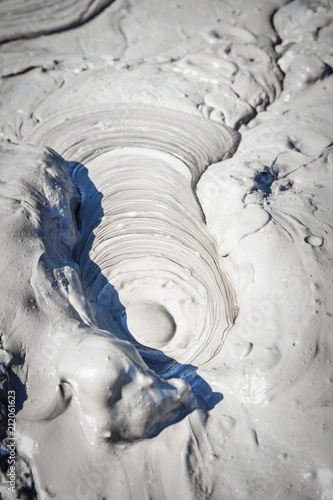 Mud volcano at Krasnodar state, Russia photo