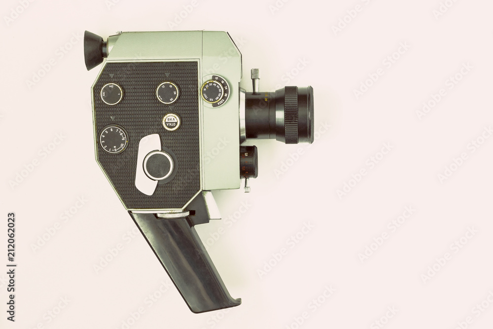 Fototapeta premium Old movie camera