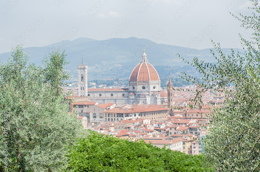 cathedral of florence in a original view