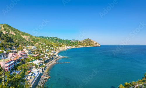 Fototapeta Naklejka Na Ścianę i Meble -  Le Fumarole beach near Sant'Angelo on Ischia island, Italy.