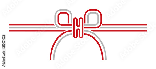 年賀状・結婚式・冠婚葬祭/ 水引 イラスト