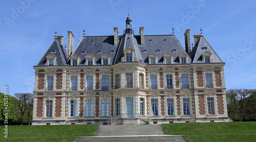 Exteriors of chateau of Sceaux, Sceaux, France photo