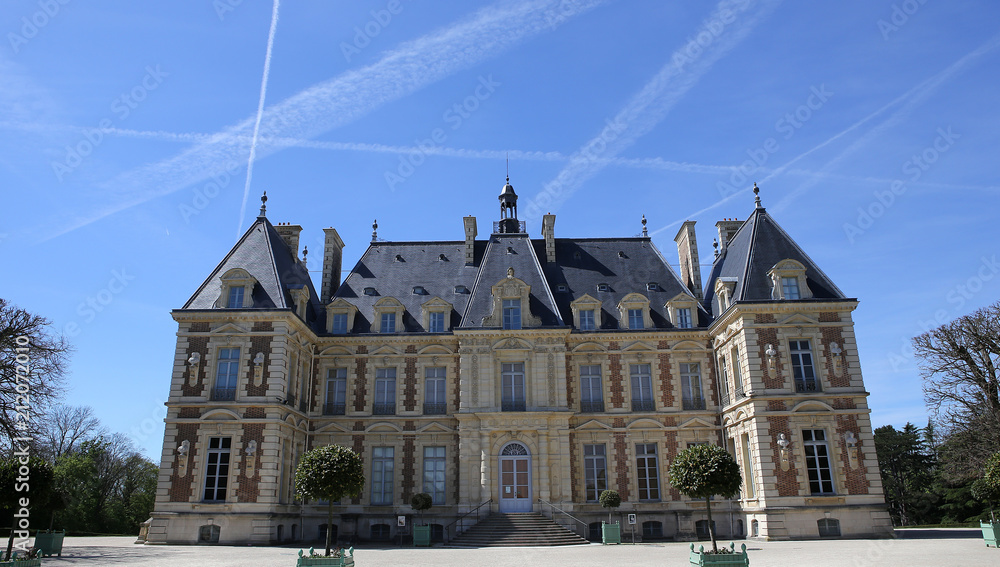 Exteriors of chateau of Sceaux, Sceaux, France