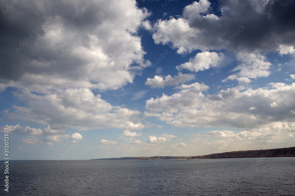 english seascape looking out at the sea