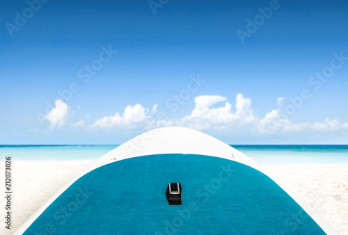 Summer background of free space and beach landscape 