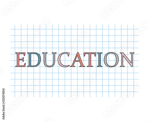 education concept- vector illustration