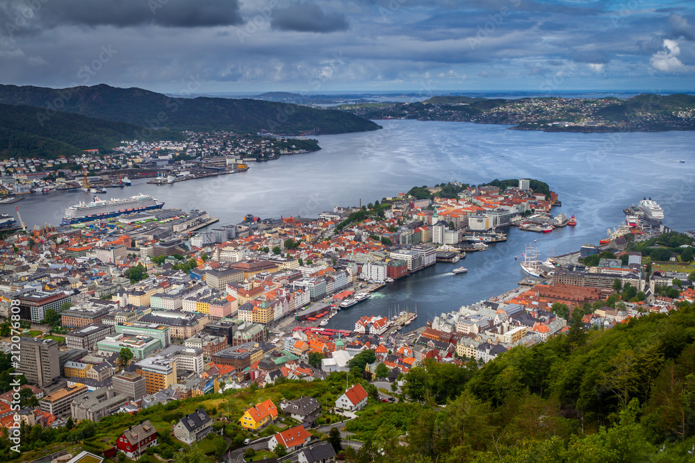 city of Bergen in Norway