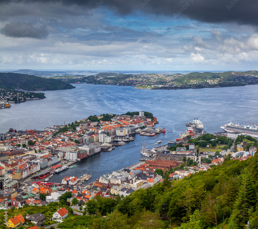 city of Bergen in Norway
